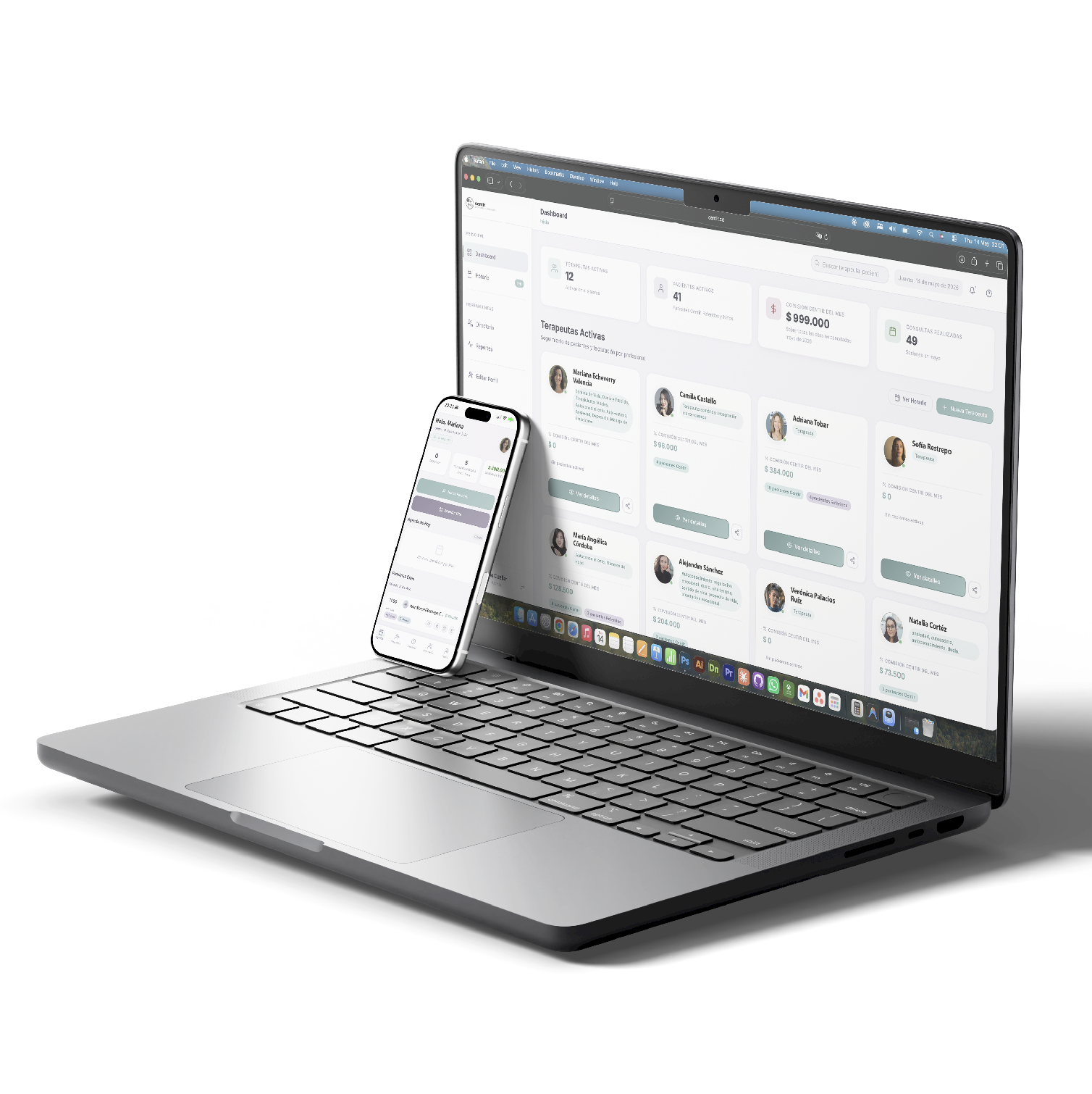 Plataforma Centir — gestión digital para centros de psicología y terapia