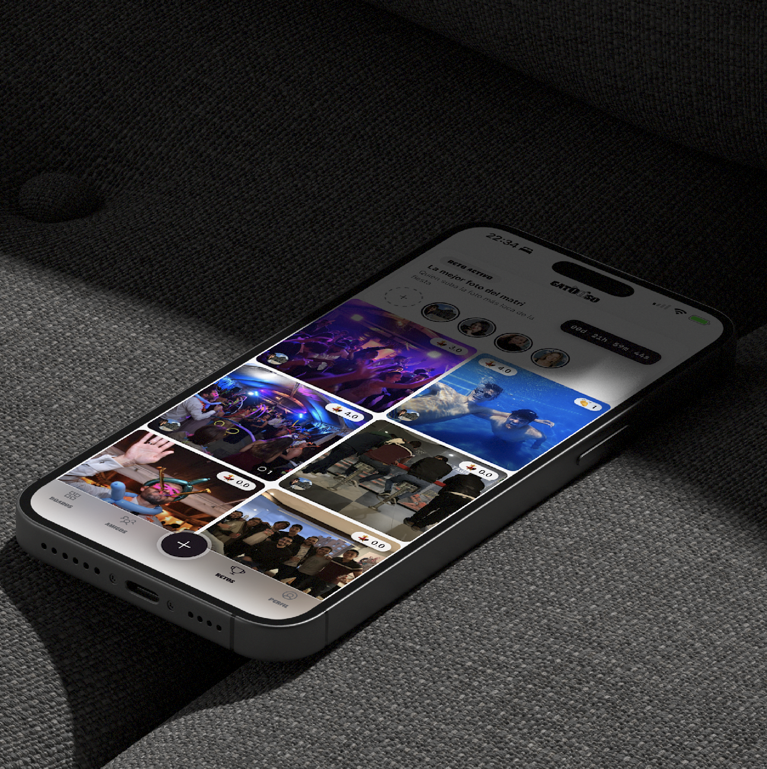 Plataforma Gatooso — app de retos fotográficos con gamificación
